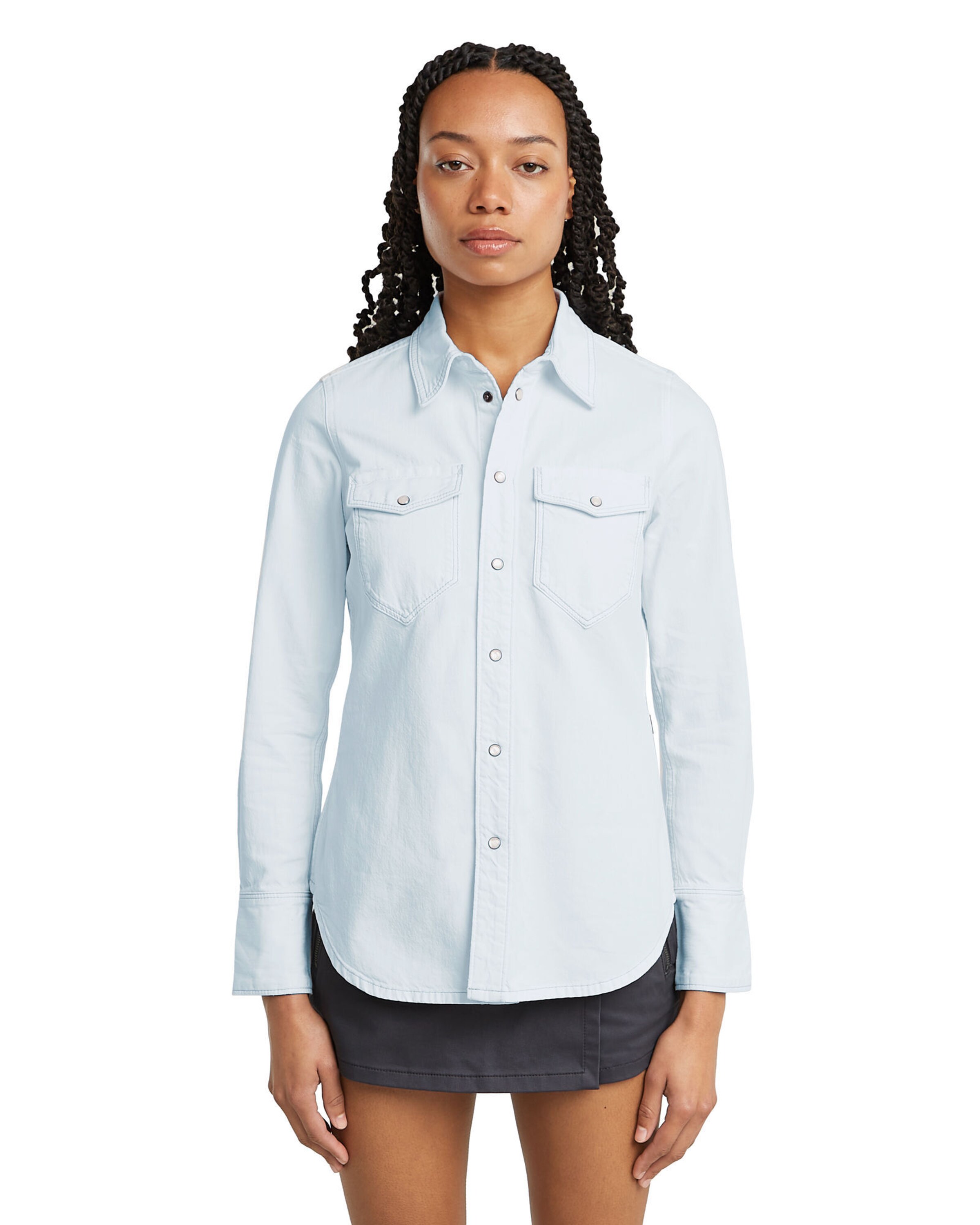 G-STAR Blouse in Blue: front