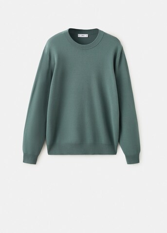 MANGO MAN Sweater 'Luxus' in Green