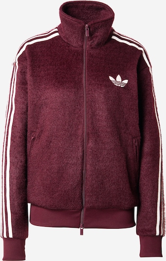 ADIDAS ORIGINALS Kurtka przejściowa w kolorze ciemnobrązowy / białym, Podgląd produktu