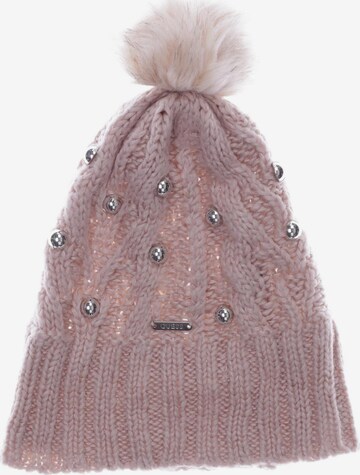 GUESS Hat & Cap in One size in Pink: front