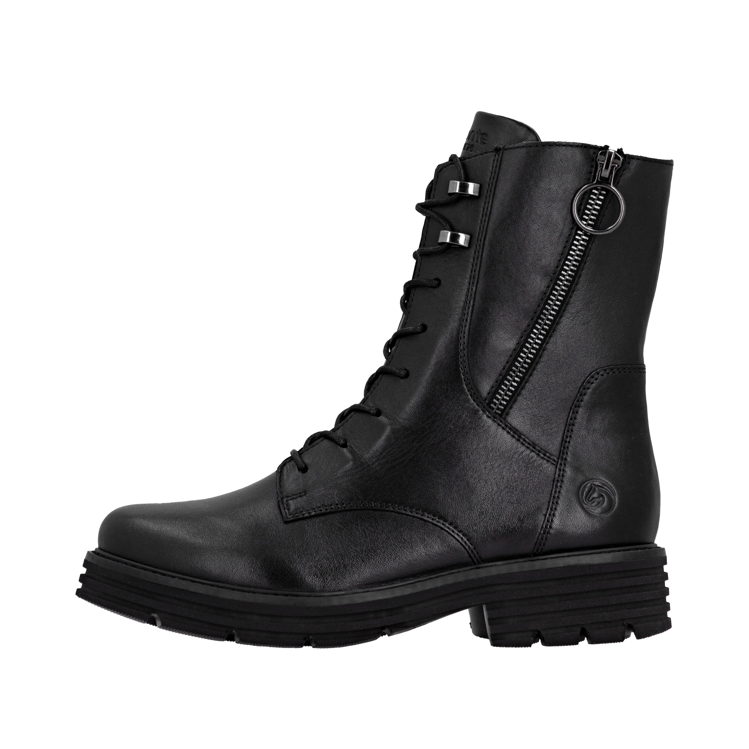 Bottines à lacets REMONTE en noir
