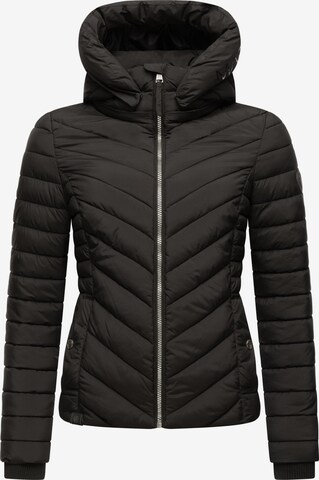 MARIKOO Between-season jacket 'Kagomee' in Black: front