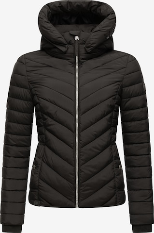 MARIKOO Between-Season Jacket 'Kagomee' in Black: front