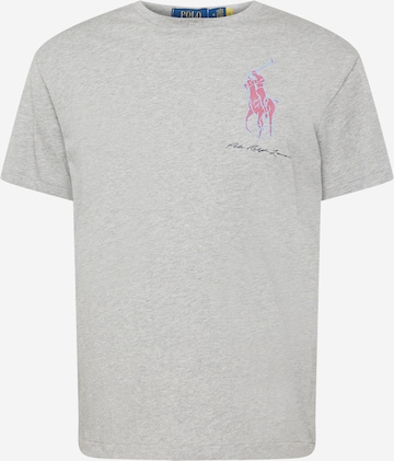 T-Shirt Polo Ralph Lauren en gris : devant