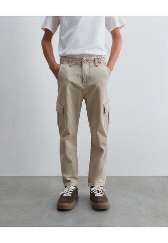 Scalpers Regular Broek in Beige: voorkant