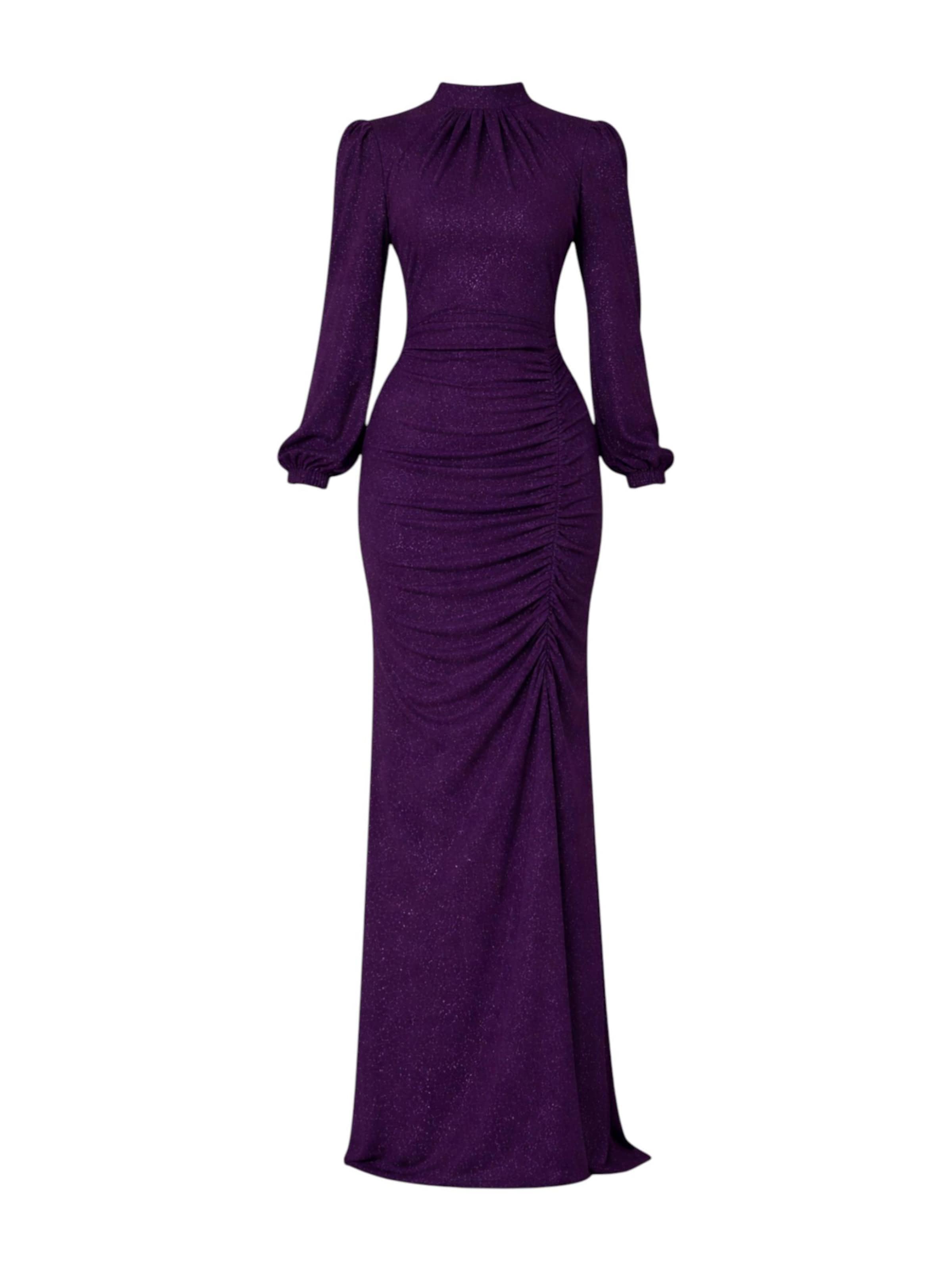 fashionshowcase Evening Dress 'RÜYA' in Purple: front