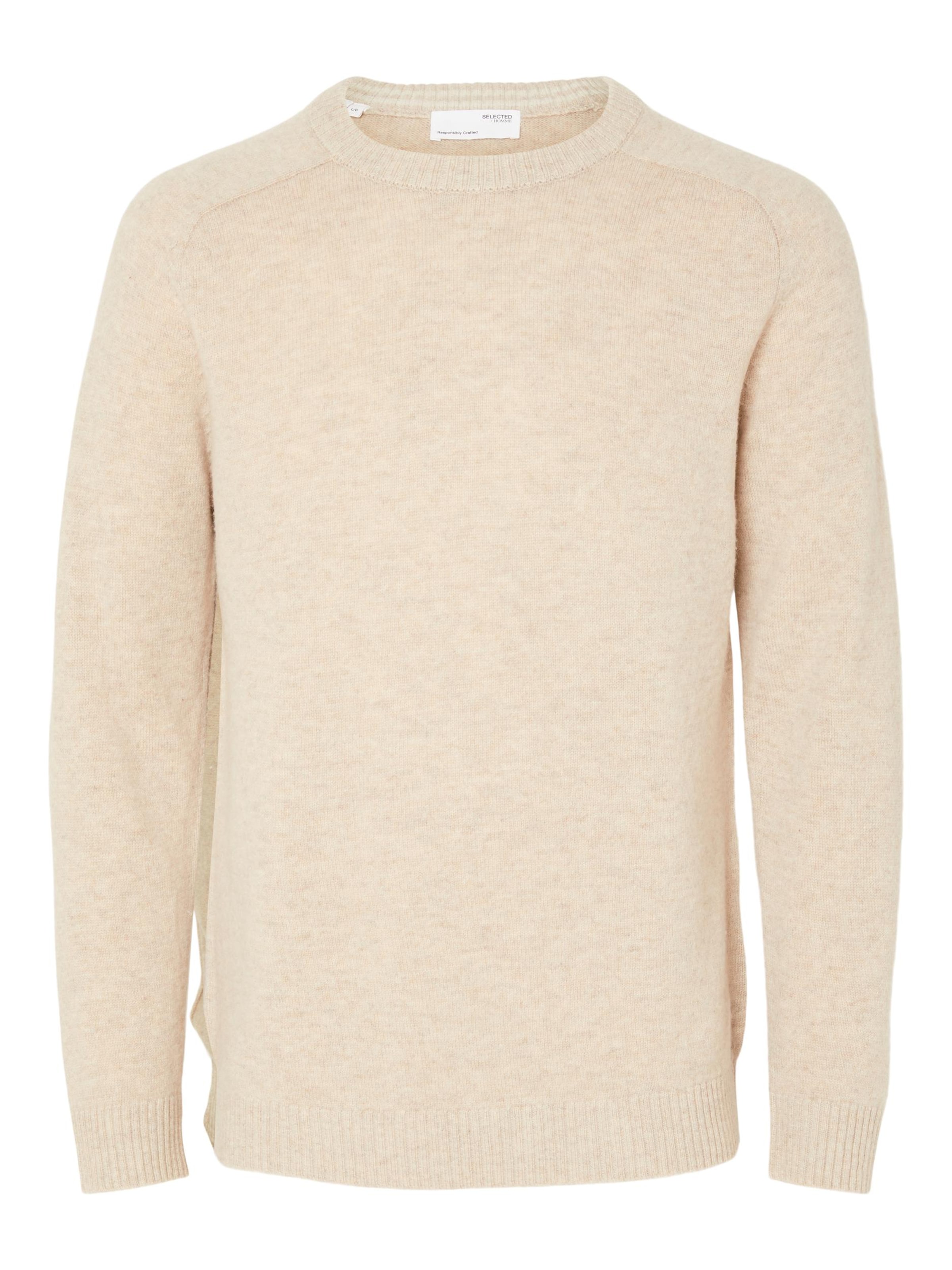 SELECTED - Jersey 'Coban' en beige: frente
