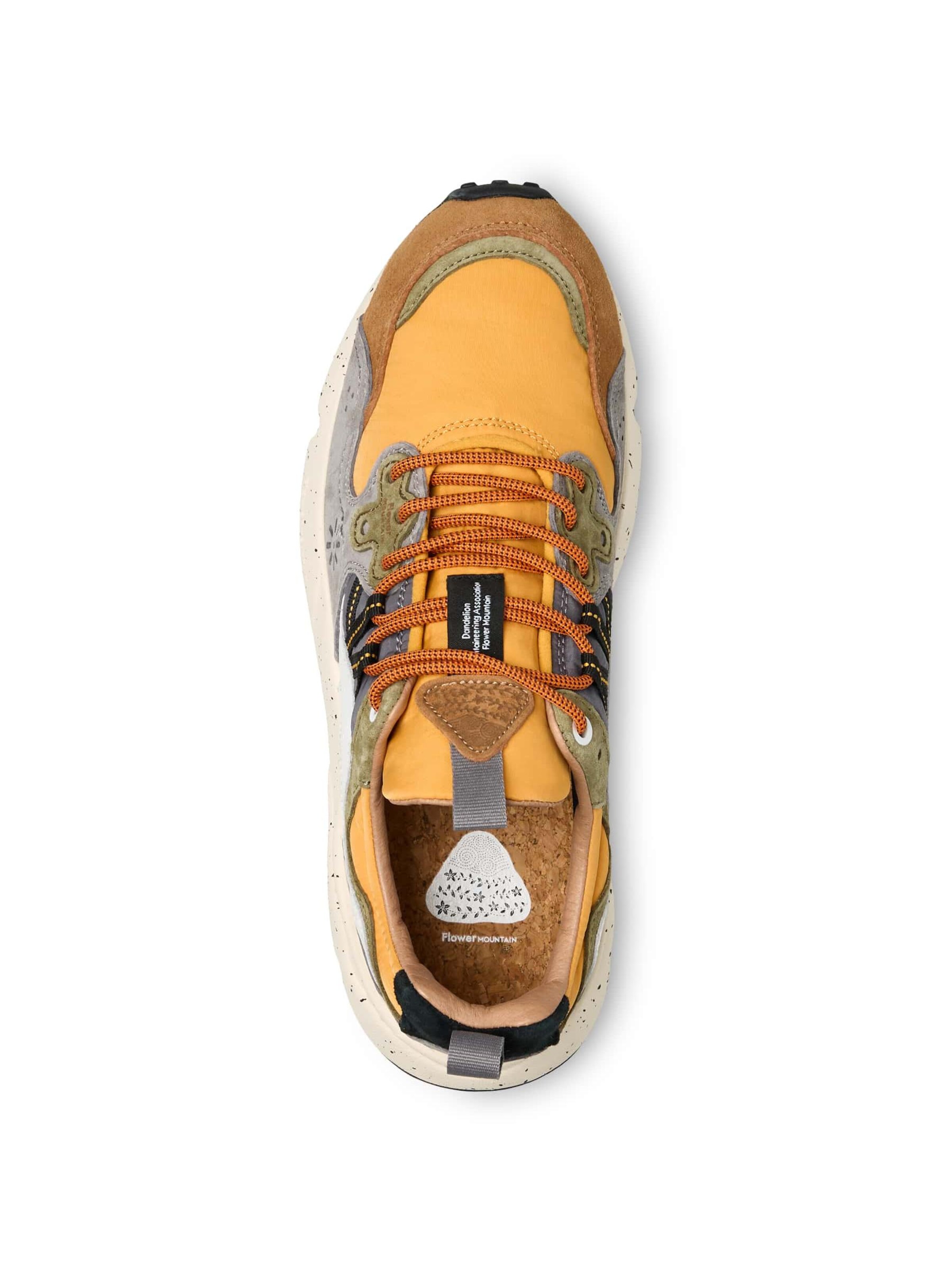 Baskets basses 'YAMANO 3 MAN' Flower Mountain en jaune