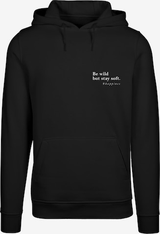 Sweat-shirt 'Happines' Merchcode en noir : devant
