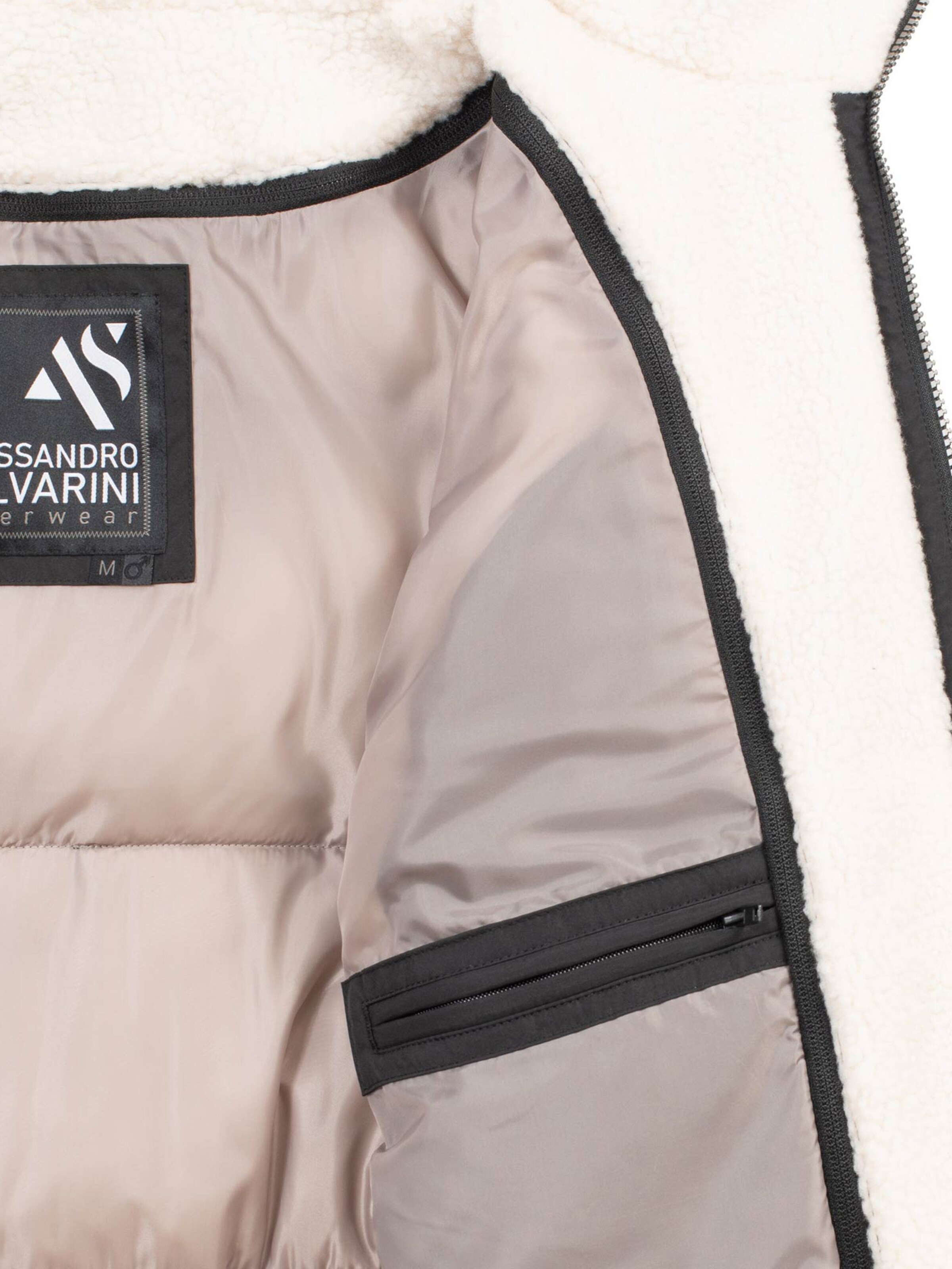 Alessandro Salvarini Winterjas 'AS457' in Zwart