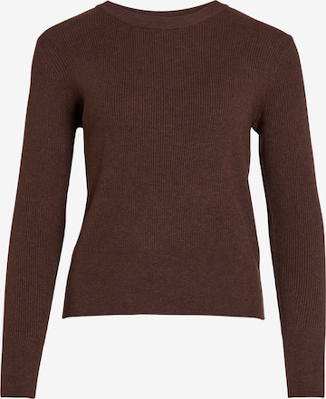 VILA Sweater in Brown: front