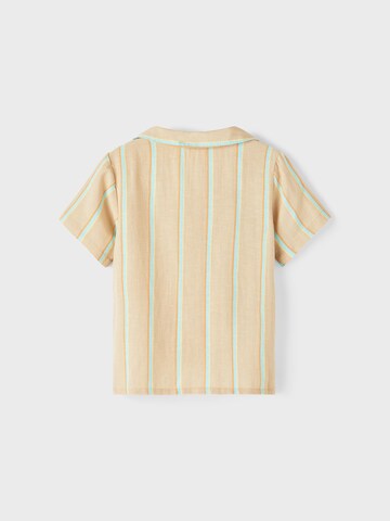 Coupe regular Chemise NAME IT en beige