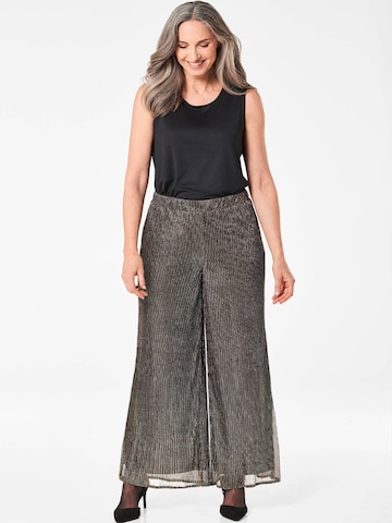 Loosefit Pantalon Goldner en noir : devant