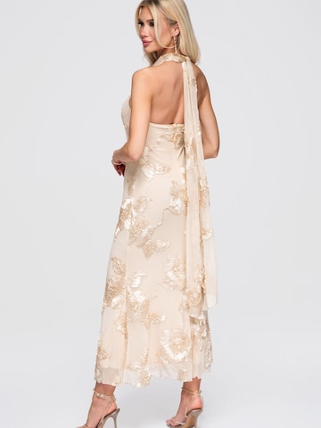 Ombre Evening dress in Beige