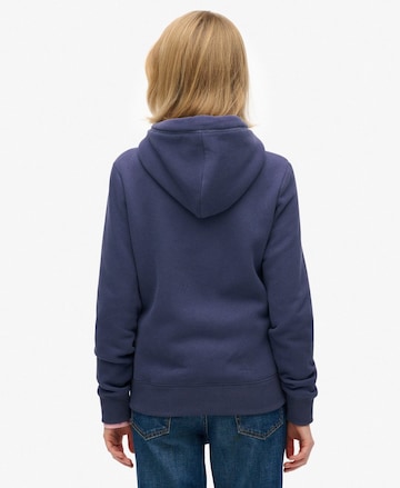 Superdry Sweatjacke 'Essentials' in Blau