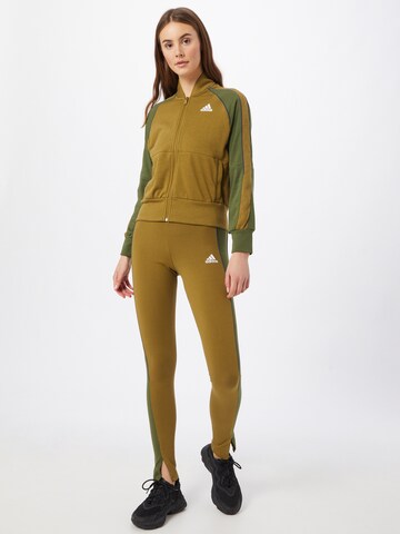 ADIDAS PERFORMANCE Tracksuit in Green: front
