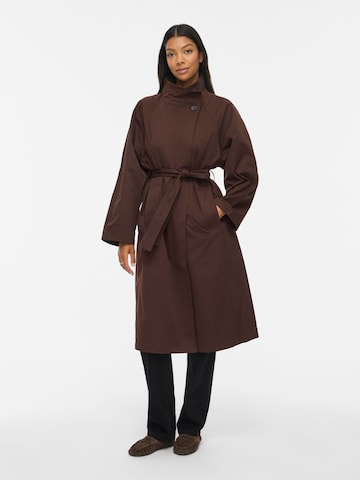 Manteau mi-saison 'KIWI' VILA en marron : devant