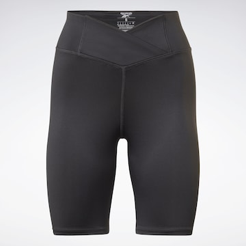 Reebok Skinny Sportshorts in Schwarz