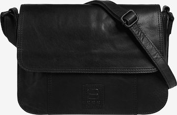 Spikes & Sparrow Umhängetasche in Schwarz: Vorderseite