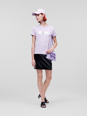 Karl Lagerfeld Shirt ' Ikonik 2.0 ' in Purple: front