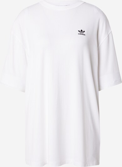 ADIDAS ORIGINALS Свободна дамска риза 'Trefoil' в черно / бяло, Преглед на продукта