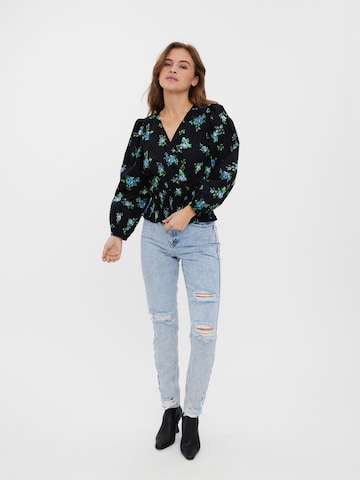 VERO MODA Blouse 'BELLA SANNA' in Zwart