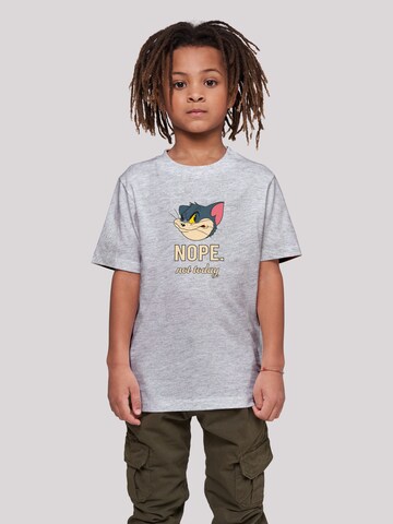 T-Shirt 'Tom And Jerry Nope Not Today' F4NT4STIC en gris : devant