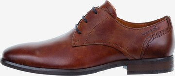 Van Lier Lace-Up Shoes in Brown: front