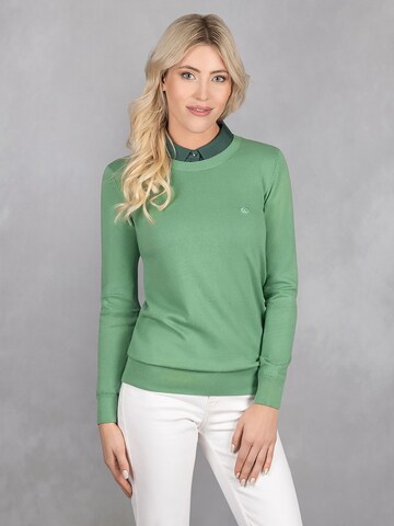 Pull-over GIESSWEIN en vert : devant