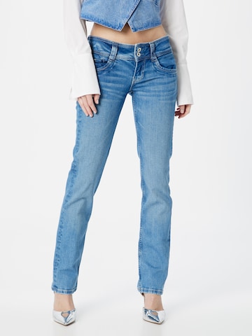 Coupe slim Jean 'Gen' Pepe Jeans en bleu : devant