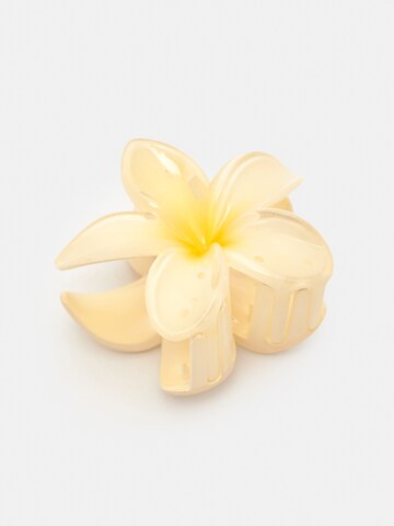 Ornement pour cheveux 'HIBISCUS' Pull&Bear en jaune