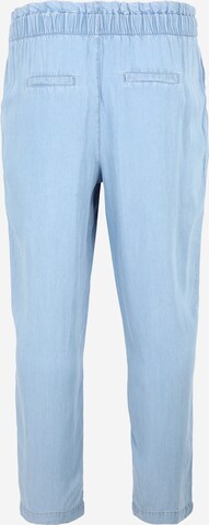 Vero Moda Curve Loose fit Pleat-Front Pants 'LILIANA EVANY' in Blue