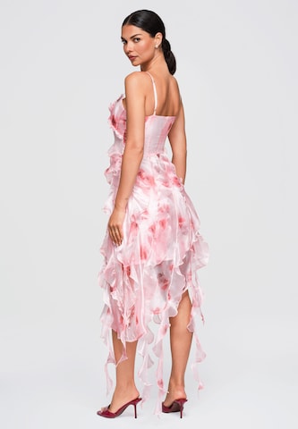 Ombre Cocktailjurk in Roze