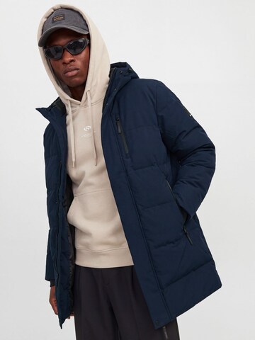 JACK & JONES Зимнее пальто 'JCOTrace Alpha' в Синий