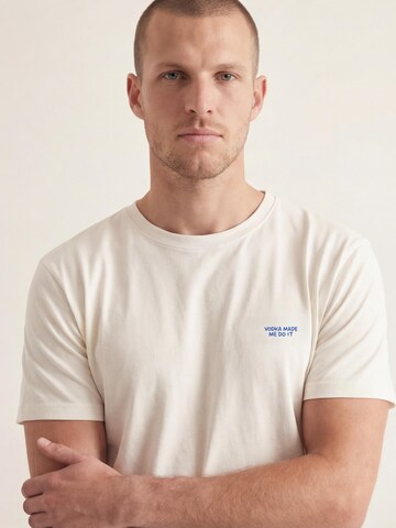 Antargo Shirt 'Embroidery T-Shirt' in Beige: front