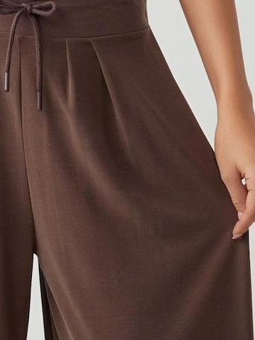 Effilé Pantalon à pince Hiccup en marron