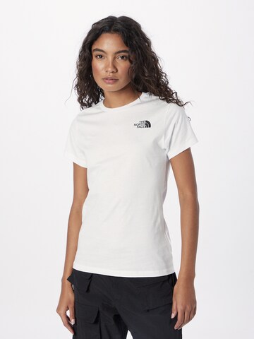 THE NORTH FACE Functioneel shirt in Wit: voorkant
