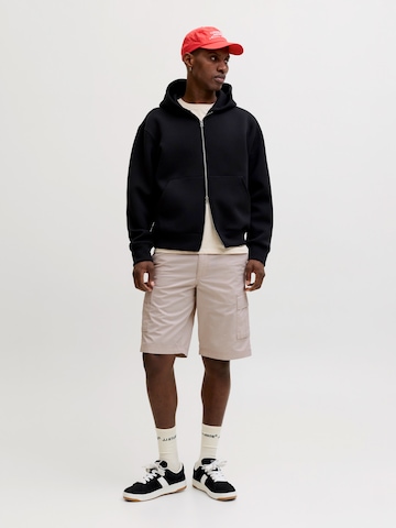 JACK & JONES Loose fit Cargo Pants 'JPSTCOLE MATTY' in Beige