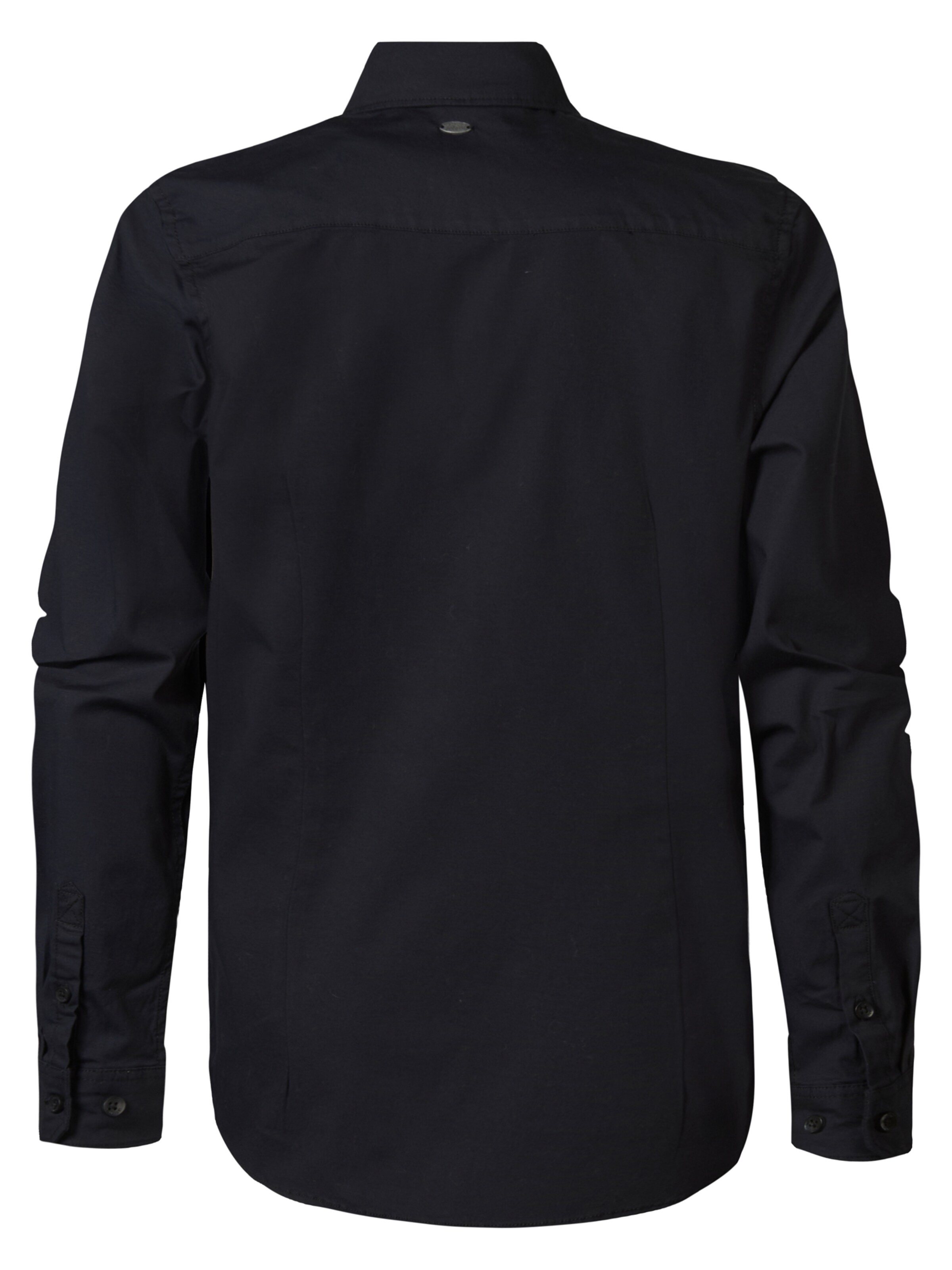 Petrol Industries Slim fit Button Up Shirt 'Mcgrath' in Black