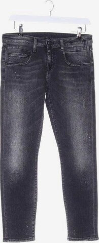 R13 Jeans in 26 in Black: front