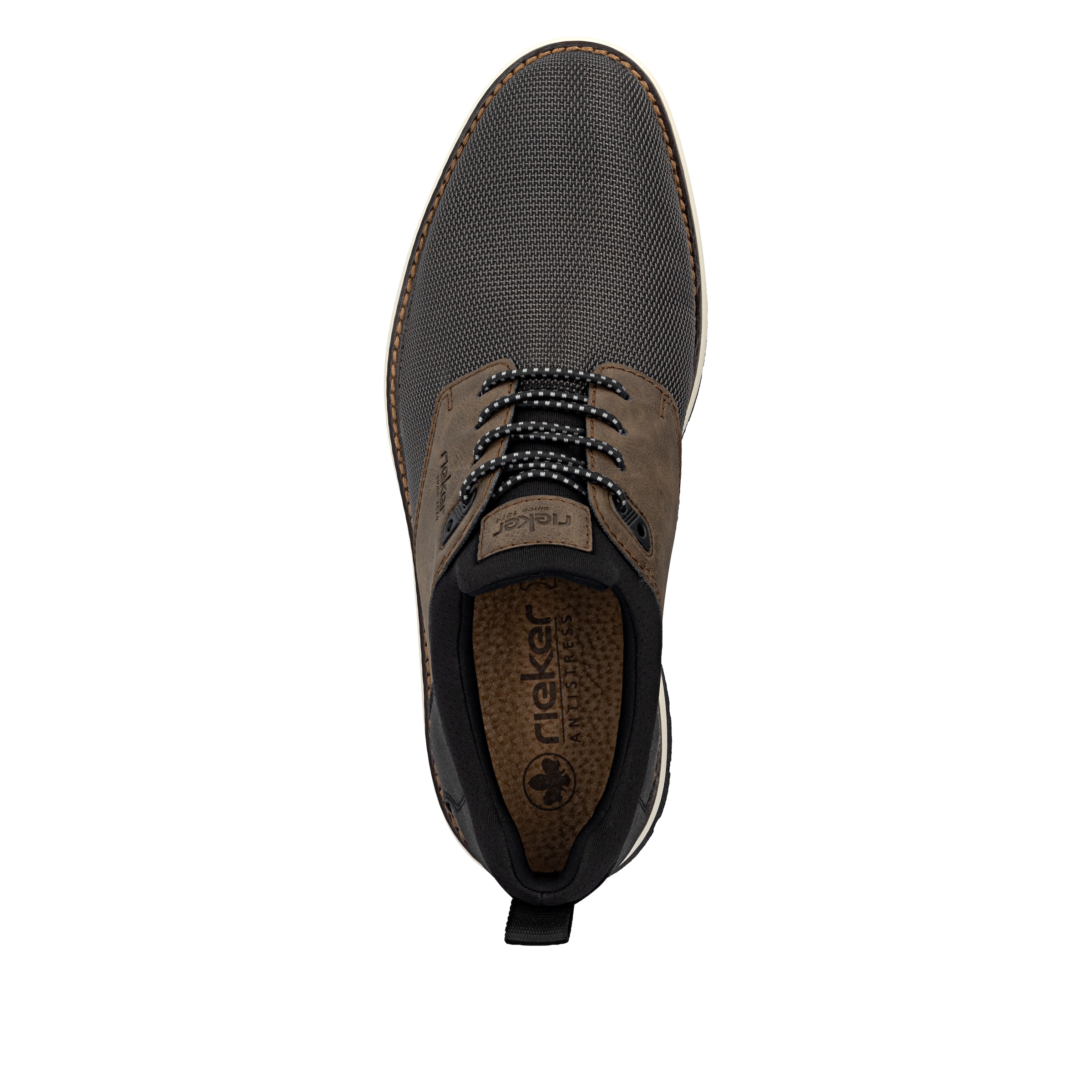 Chaussure de sport à lacets Rieker en marron