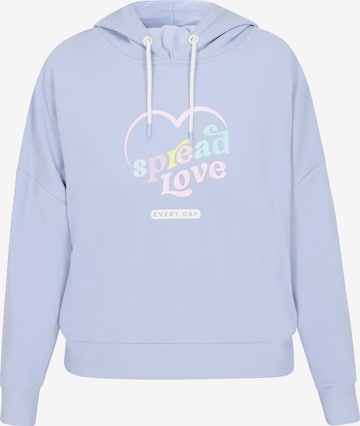 MYMO Mikina 'Back To School' - Modrá: predná strana