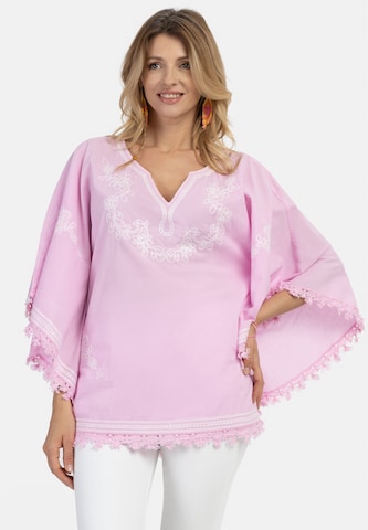 usha FESTIVAL Cape in Pink: front