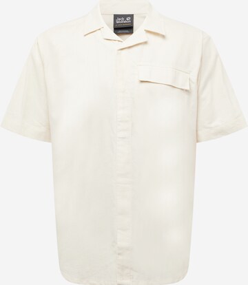 Chemise fonctionnelle 'Nature Summer' JACK WOLFSKIN en blanc : devant