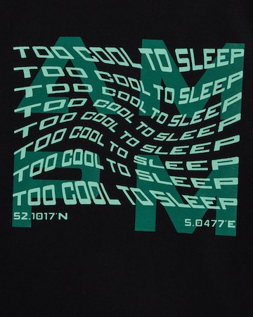 WE Fashion Pižama | črna barva