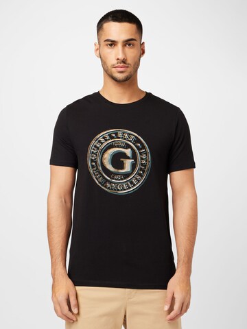 GUESS Shirt in Black: front