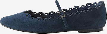 Next Strap ballerina 'Elfie' in Blue: front