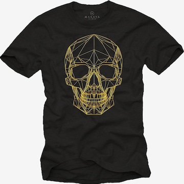 MAKAYA Shirt in Schwarz: Vorderseite