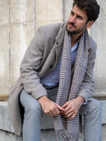 MayTree Schal 'Hahnentritt' in Beige