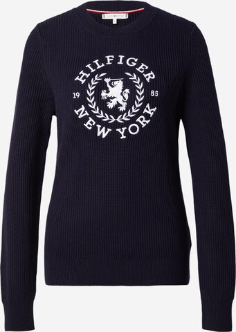 TOMMY HILFIGER Sweter w kolorze niebieski: przód